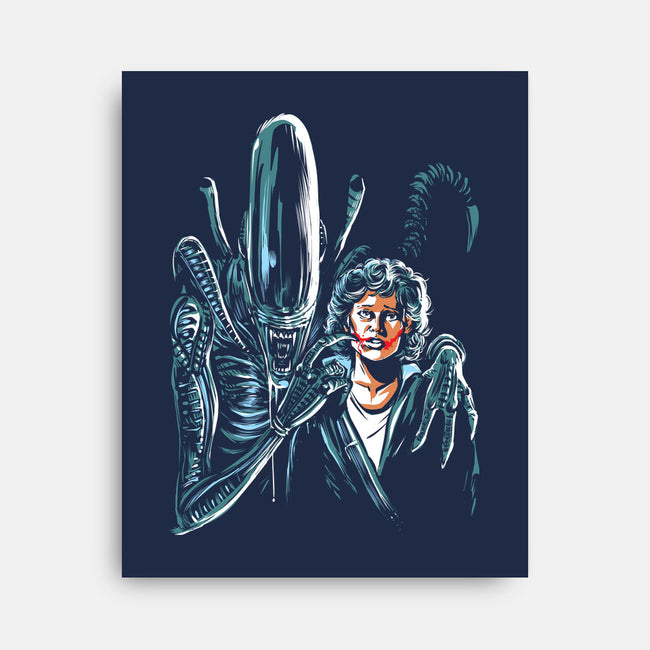 The Alien Joke-None-Stretched-Canvas-zascanauta