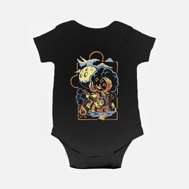 Bluegrassin With The Bear-Baby-Basic-Onesie-Henrique Torres
