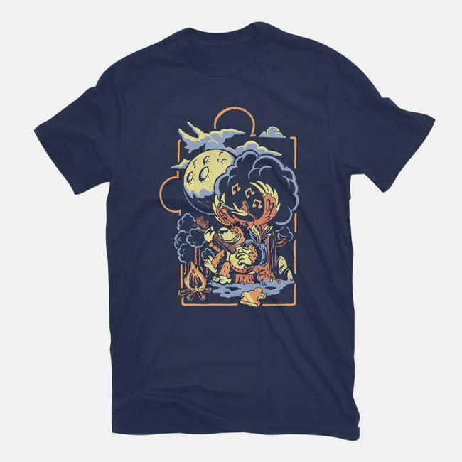 Bluegrassin With The Bear-Mens-Premium-Tee-Henrique Torres
