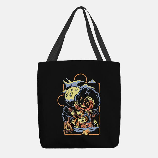 Bluegrassin With The Bear-None-Basic Tote-Bag-Henrique Torres