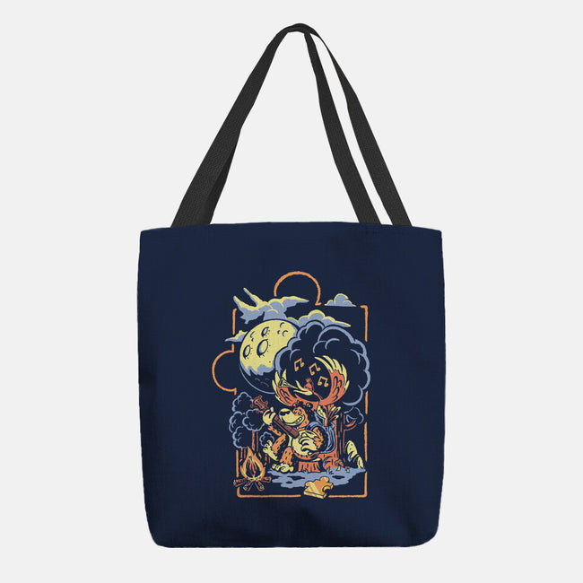 Bluegrassin With The Bear-None-Basic Tote-Bag-Henrique Torres