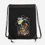 Bluegrassin With The Bear-None-Drawstring-Bag-Henrique Torres