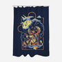 Bluegrassin With The Bear-None-Polyester-Shower Curtain-Henrique Torres