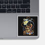 Bluegrassin With The Bear-None-Glossy-Sticker-Henrique Torres