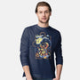 Bluegrassin With The Bear-Mens-Long Sleeved-Tee-Henrique Torres