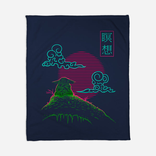 Dont Hate Meditate-None-Fleece-Blanket-sachpica