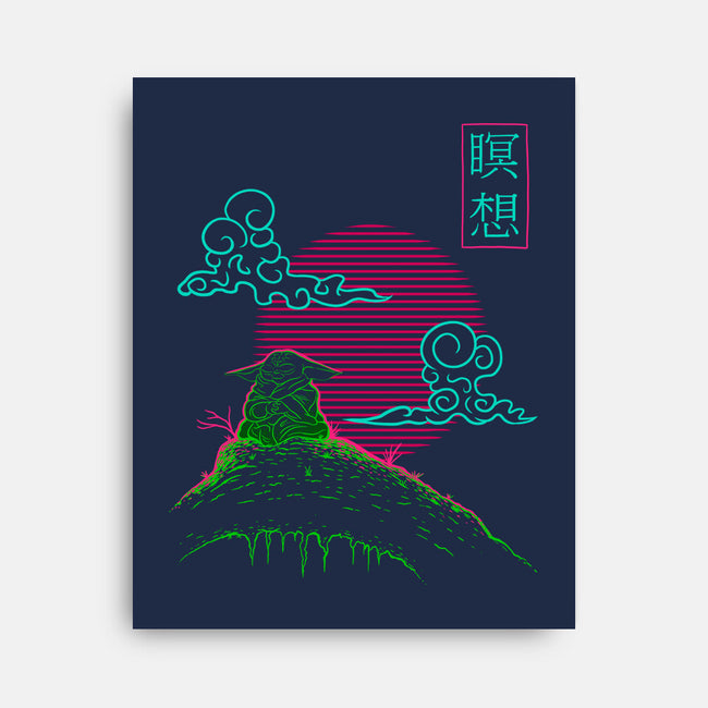 Dont Hate Meditate-None-Stretched-Canvas-sachpica