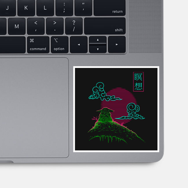 Dont Hate Meditate-None-Glossy-Sticker-sachpica