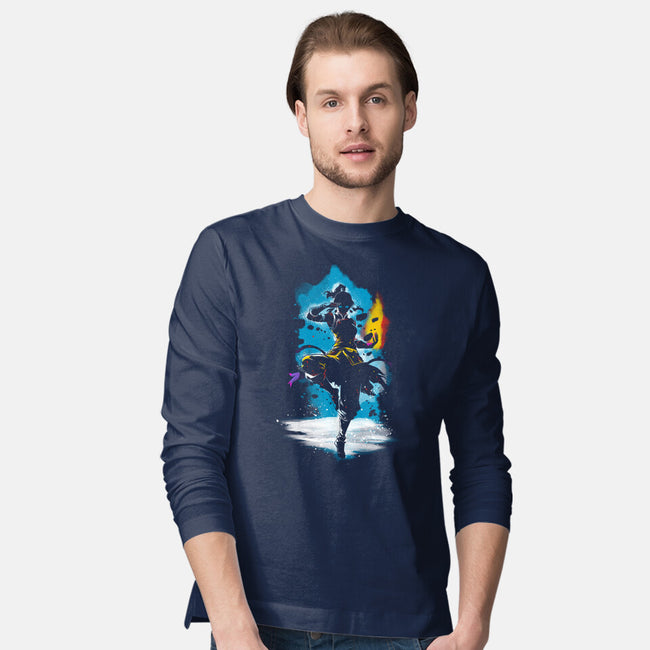 I'm The Avatar-Mens-Long Sleeved-Tee-kharmazero