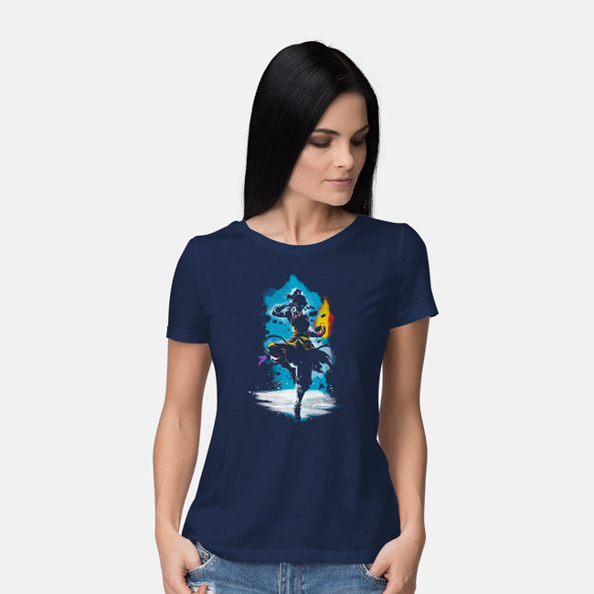 I'm The Avatar-Womens-Basic-Tee-kharmazero