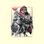 The Hero And The Evil King-None-Glossy-Sticker-DrMonekers
