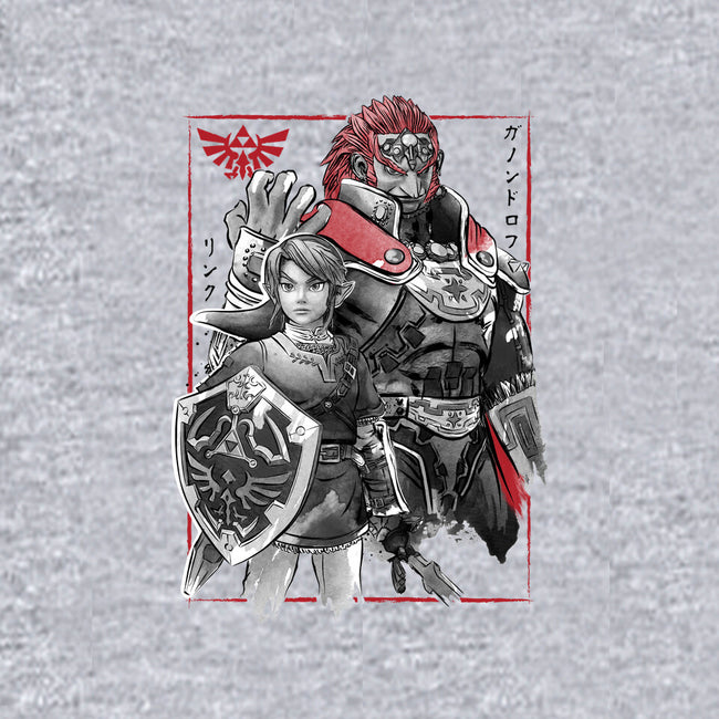 The Hero And The Evil King-Womens-Racerback-Tank-DrMonekers
