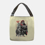 The Hero And The Evil King-None-Adjustable Tote-Bag-DrMonekers