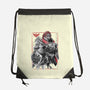 The Hero And The Evil King-None-Drawstring-Bag-DrMonekers