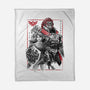 The Hero And The Evil King-None-Fleece-Blanket-DrMonekers