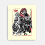 The Hero And The Evil King-None-Stretched-Canvas-DrMonekers