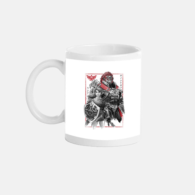 The Hero And The Evil King-None-Mug-Drinkware-DrMonekers