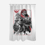 The Hero And The Evil King-None-Polyester-Shower Curtain-DrMonekers