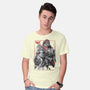 The Hero And The Evil King-Mens-Basic-Tee-DrMonekers