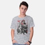 The Hero And The Evil King-Mens-Basic-Tee-DrMonekers