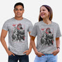 The Hero And The Evil King-Unisex-Basic-Tee-DrMonekers