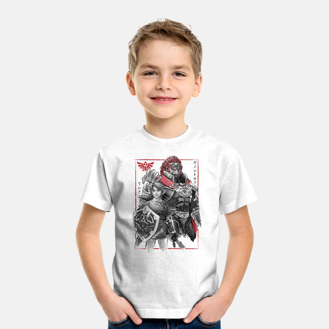 The Hero And The Evil King-Youth-Basic-Tee-DrMonekers