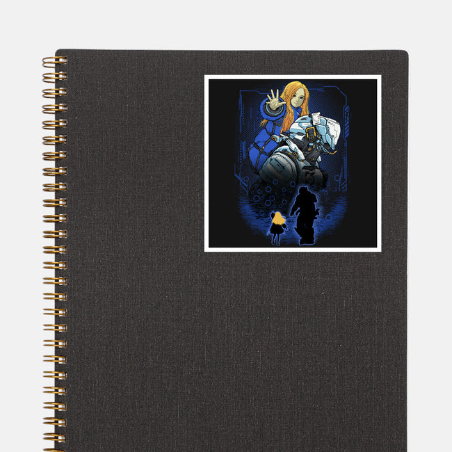 Lunar Survivor Shadowwork-None-Glossy-Sticker-Astrobot Invention