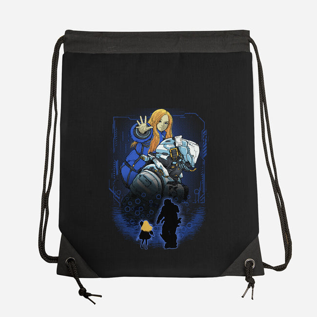 Lunar Survivor Shadowwork-None-Drawstring-Bag-Astrobot Invention