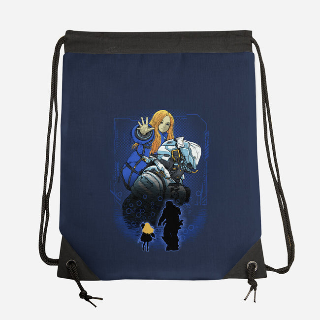 Lunar Survivor Shadowwork-None-Drawstring-Bag-Astrobot Invention