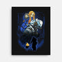 Lunar Survivor Shadowwork-None-Stretched-Canvas-Astrobot Invention