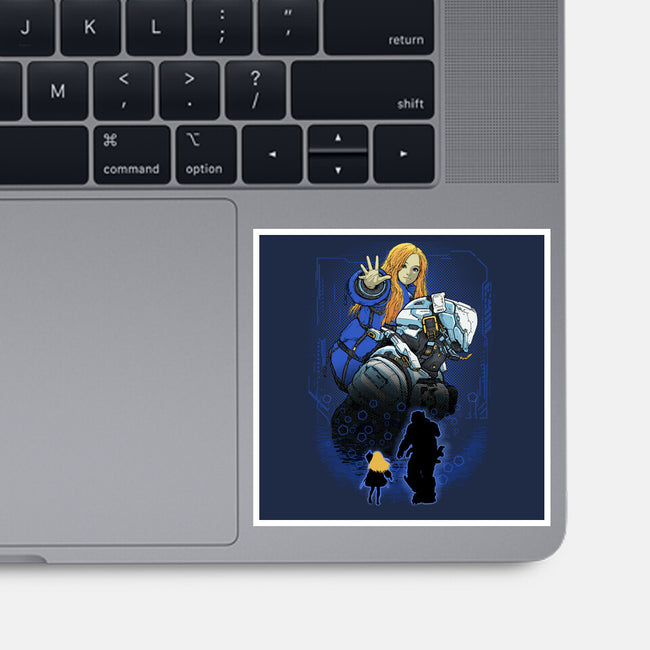 Lunar Survivor Shadowwork-None-Glossy-Sticker-Astrobot Invention