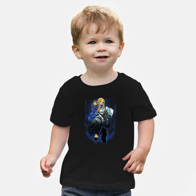 Lunar Survivor Shadowwork-Baby-Basic-Tee-Astrobot Invention