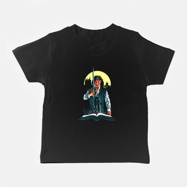 Revenge And True Love-Baby-Basic-Tee-zascanauta