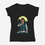Revenge And True Love-Womens-V-Neck-Tee-zascanauta