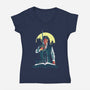 Revenge And True Love-Womens-V-Neck-Tee-zascanauta