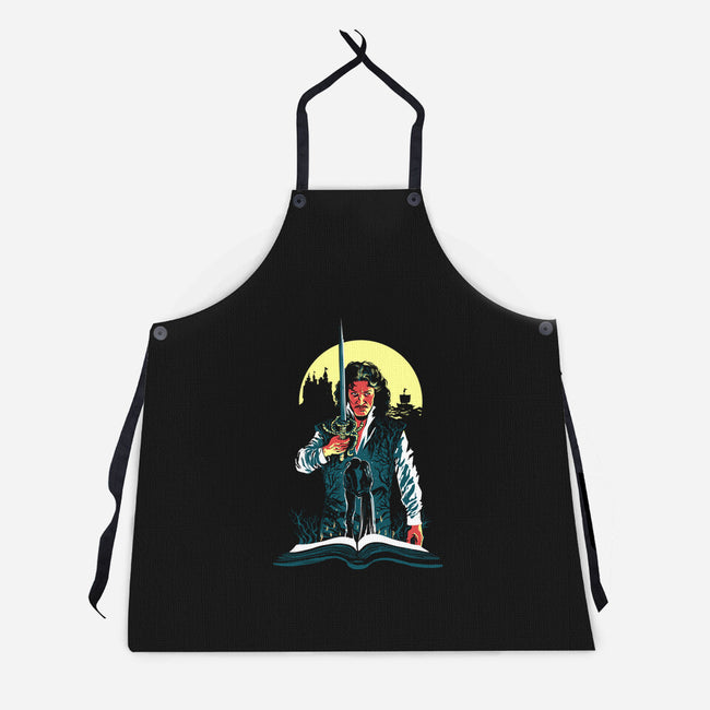 Revenge And True Love-Unisex-Kitchen-Apron-zascanauta