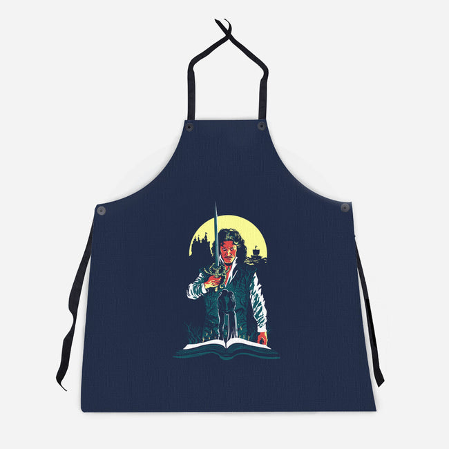 Revenge And True Love-Unisex-Kitchen-Apron-zascanauta