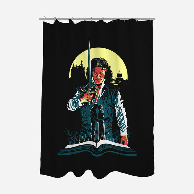 Revenge And True Love-None-Polyester-Shower Curtain-zascanauta