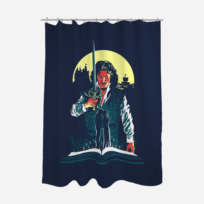 Revenge And True Love-None-Polyester-Shower Curtain-zascanauta