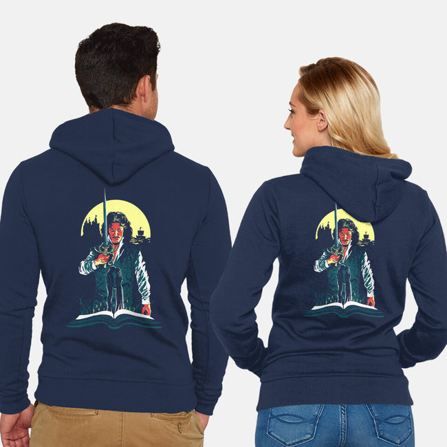 Revenge And True Love-Unisex-Zip-Up-Sweatshirt-zascanauta