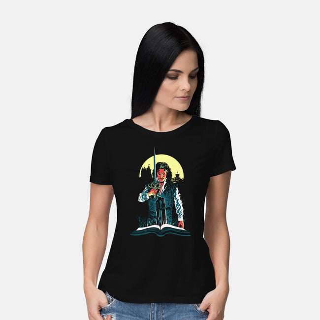 Revenge And True Love-Womens-Basic-Tee-zascanauta