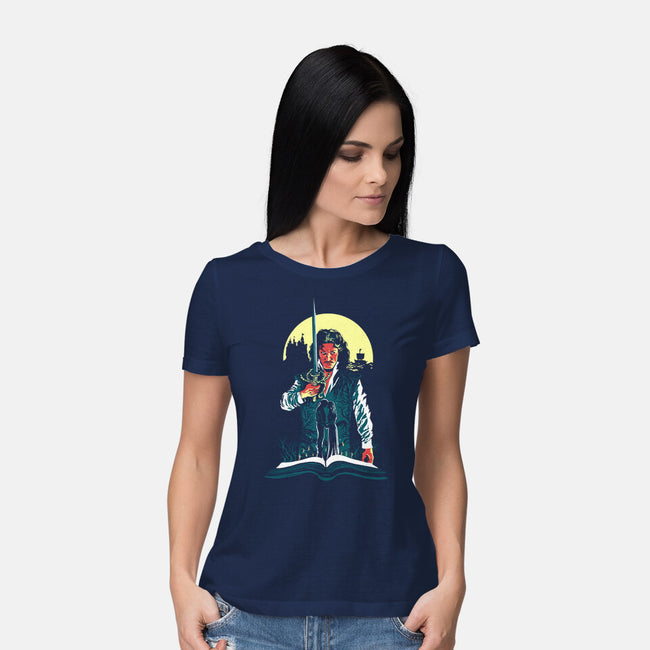 Revenge And True Love-Womens-Basic-Tee-zascanauta