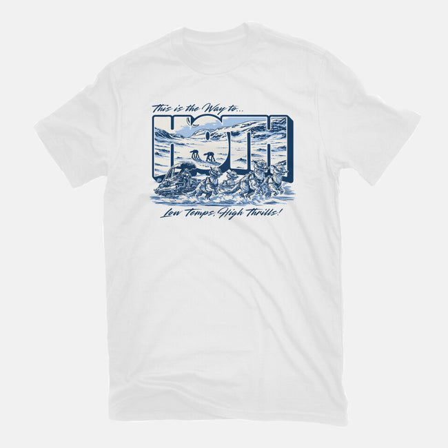Low Temp High Thrills-Unisex-Basic-Tee-Wheels