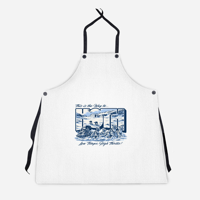 Low Temp High Thrills-Unisex-Kitchen-Apron-Wheels