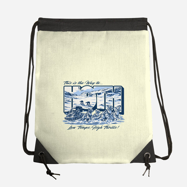 Low Temp High Thrills-None-Drawstring-Bag-Wheels