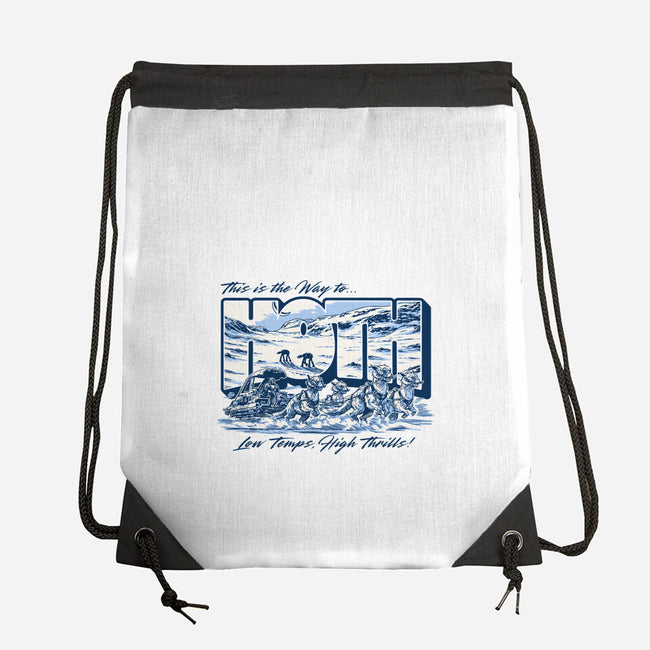 Low Temp High Thrills-None-Drawstring-Bag-Wheels
