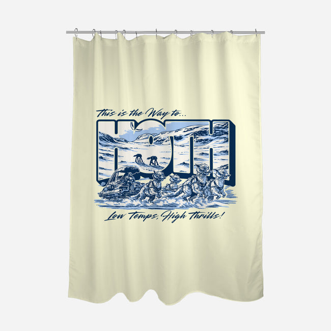 Low Temp High Thrills-None-Polyester-Shower Curtain-Wheels
