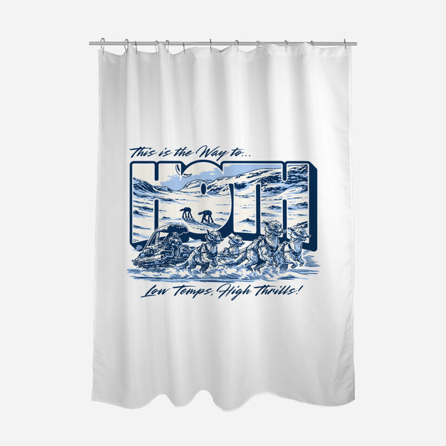 Low Temp High Thrills-None-Polyester-Shower Curtain-Wheels