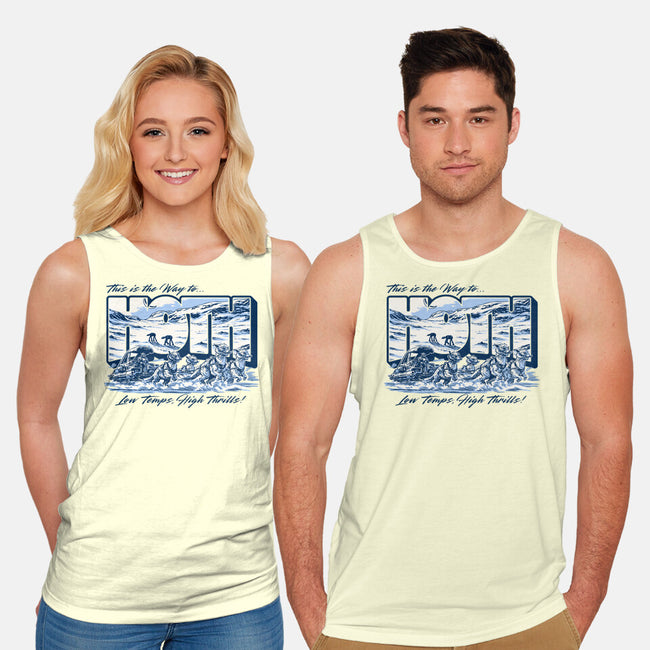 Low Temp High Thrills-Unisex-Basic-Tank-Wheels