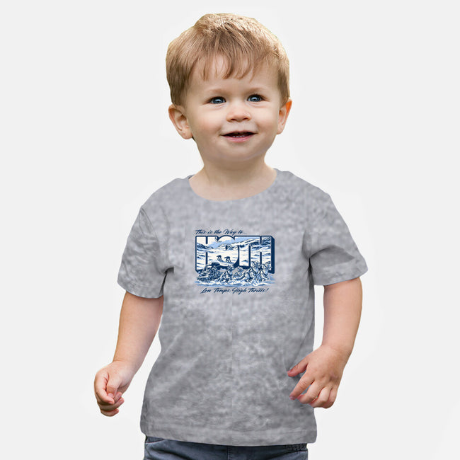 Low Temp High Thrills-Baby-Basic-Tee-Wheels